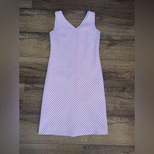 Jayro women’s Sleeveless Pink & White Striped Dress size M